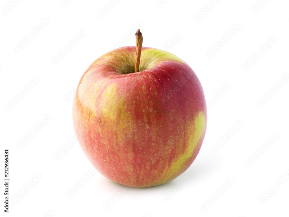 red apple on a white background red apple on a white background