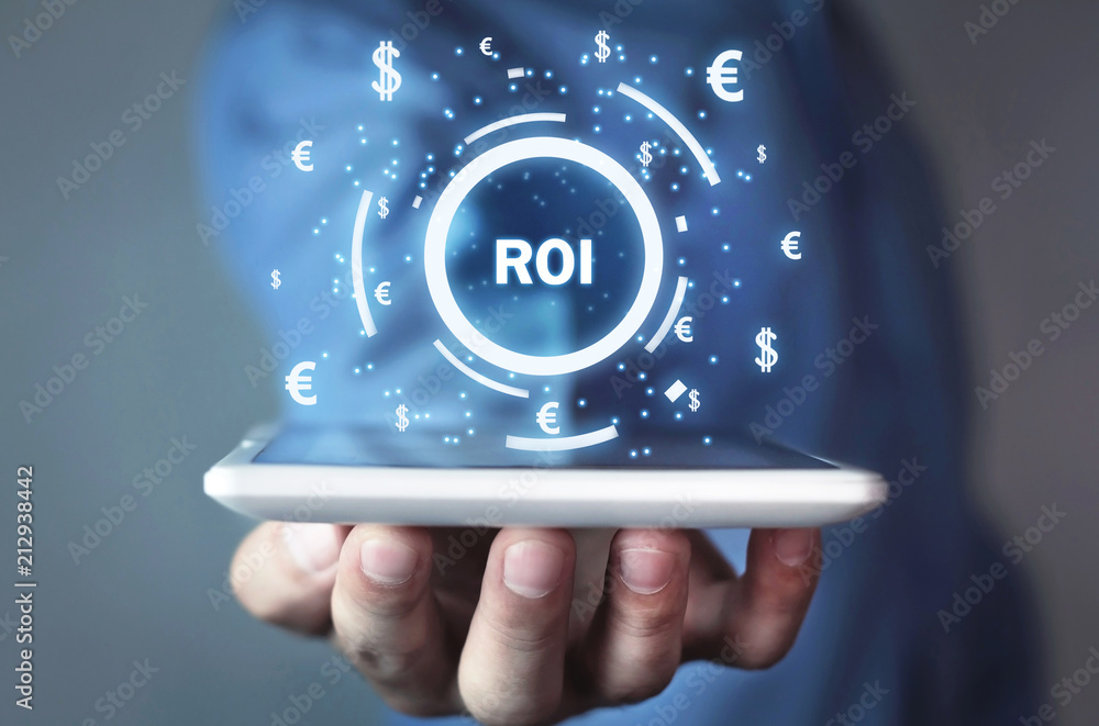 © andranik123 - ROI - Return on Investment. Business concept