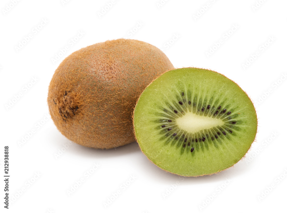 Kiwi fruit isolated on white background Kiwi fruit isolated on white background