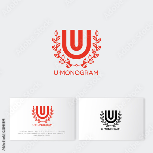 Fotomural U monogram