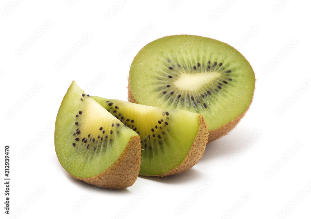 Kiwi fruit isolated on white background Kiwi fruit isolated on white background
