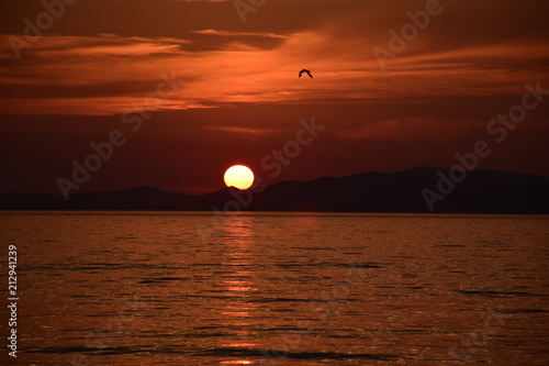 Sunset in Brac  Croatia