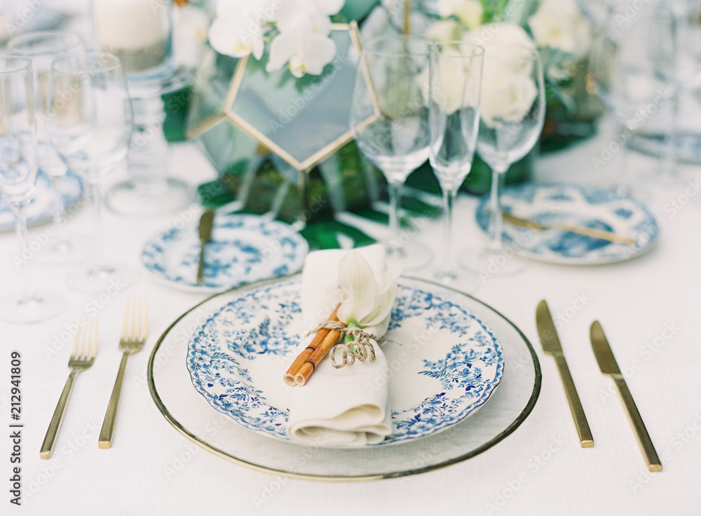 Blue and White Wedding Decor Blue and White Wedding Decor
