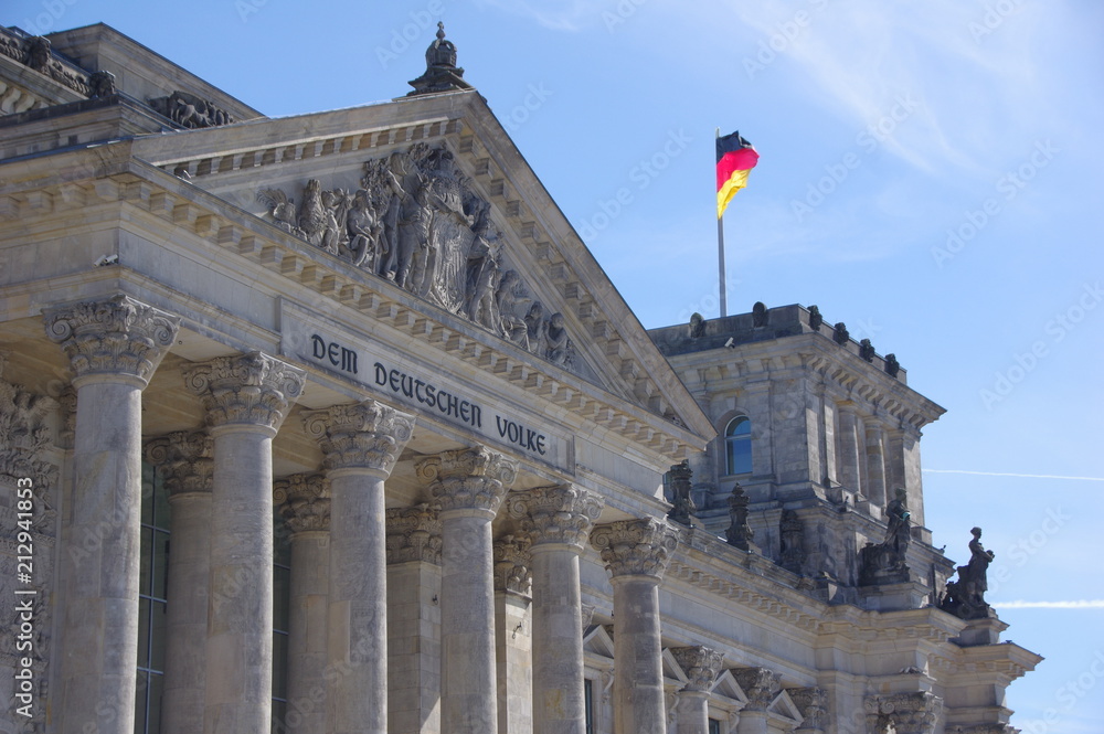 Fototapeta premium Reichstag, the famous parliament of Germany
