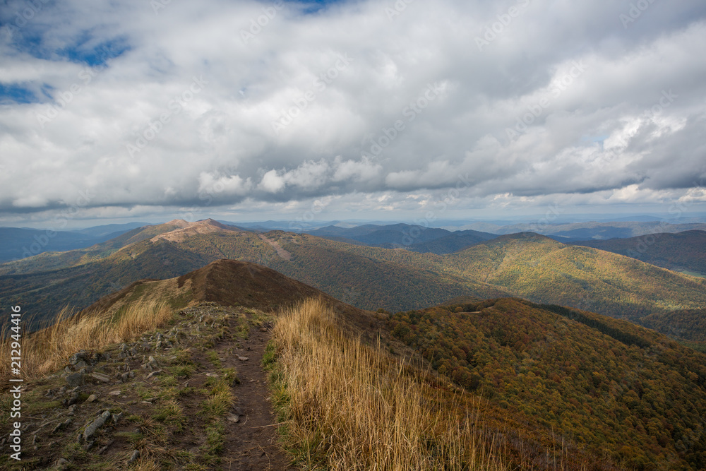 Fototapeta premium Beautiful mountains in Poland - Bieszczady