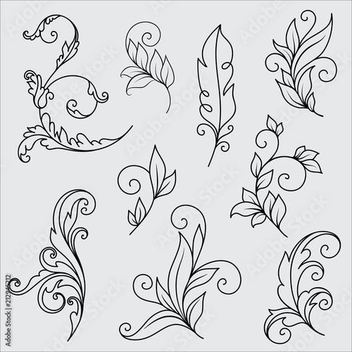 Collection of design elements