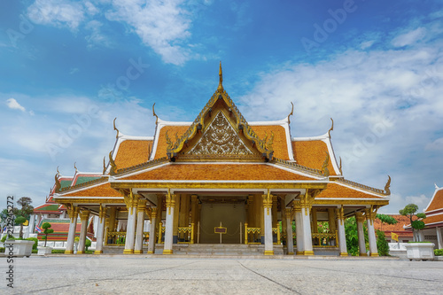 One landmark of Mahajetsadabodin Royal Pavilion in Bangkok, Thailand. A place everyone in every religion can be viewed.