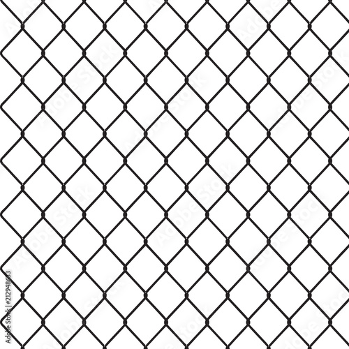 Segment of mesh fence