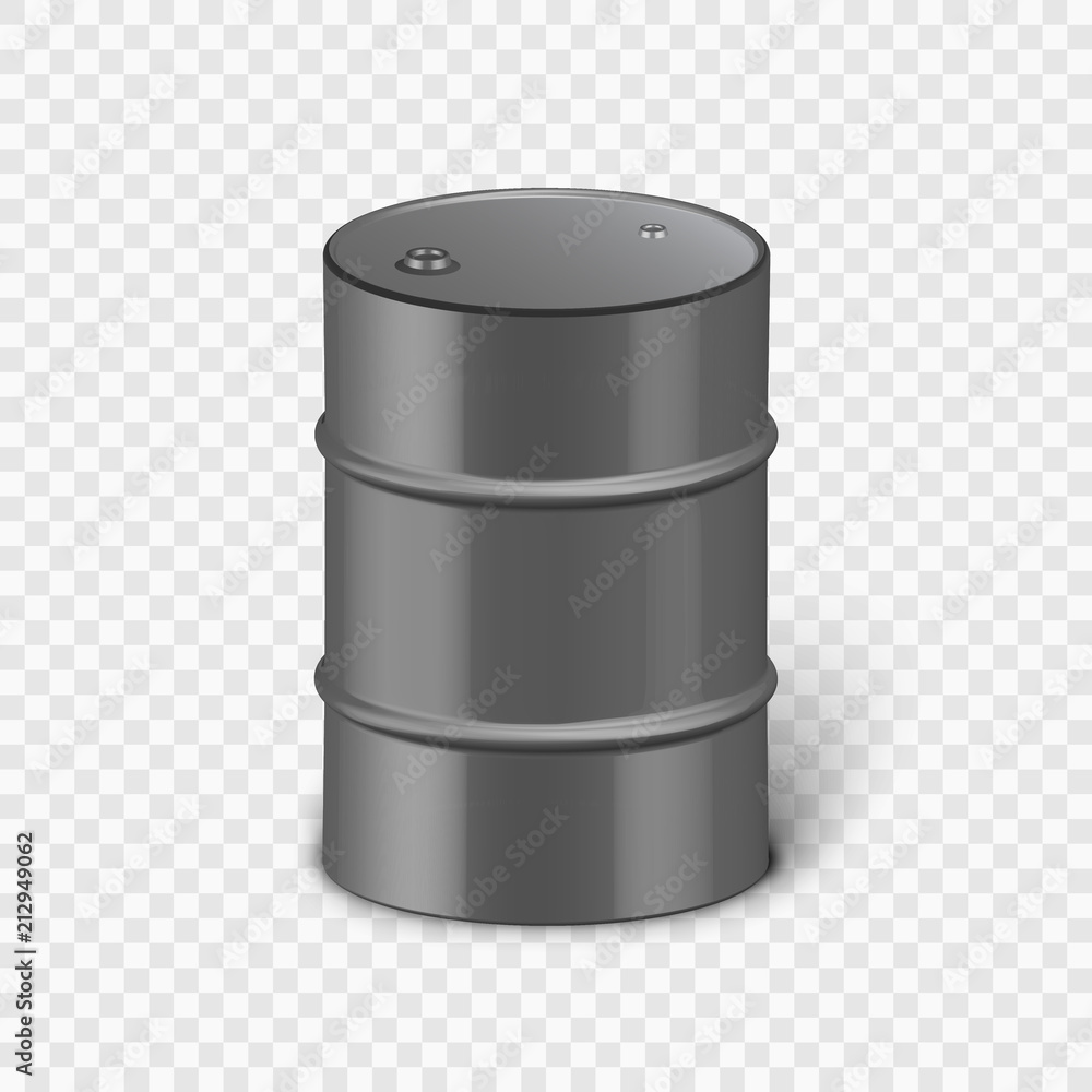 Stock vector illustration metal barrel isolated on a transparent background. EPS10 Stock vector illustration metal barrel isolated on a transparent background. EPS10