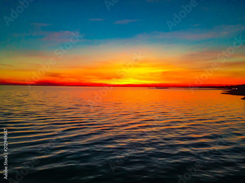 Louisiana Sunset Over Lake © Jeremiah