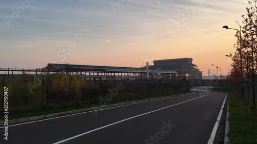 A view of an old and abandoned industrial area in Sesto San Giovanni, Italy Europe. Clean up works and retraining projects of an ancient steel region