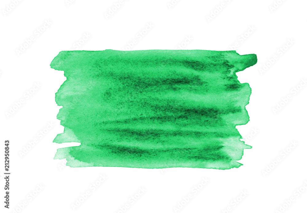 Green abstract background in watercolor Green abstract background in watercolor