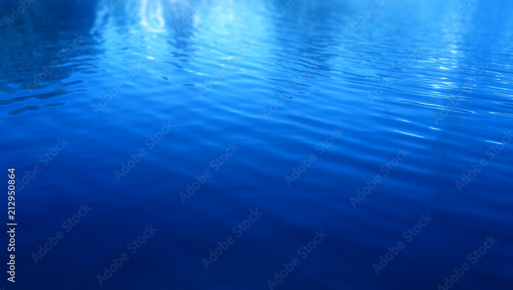 Blue ocean smooth surface background