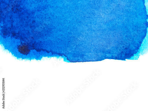 Wallpaper Mural Blue abstract background in watercolor style Torontodigital.ca