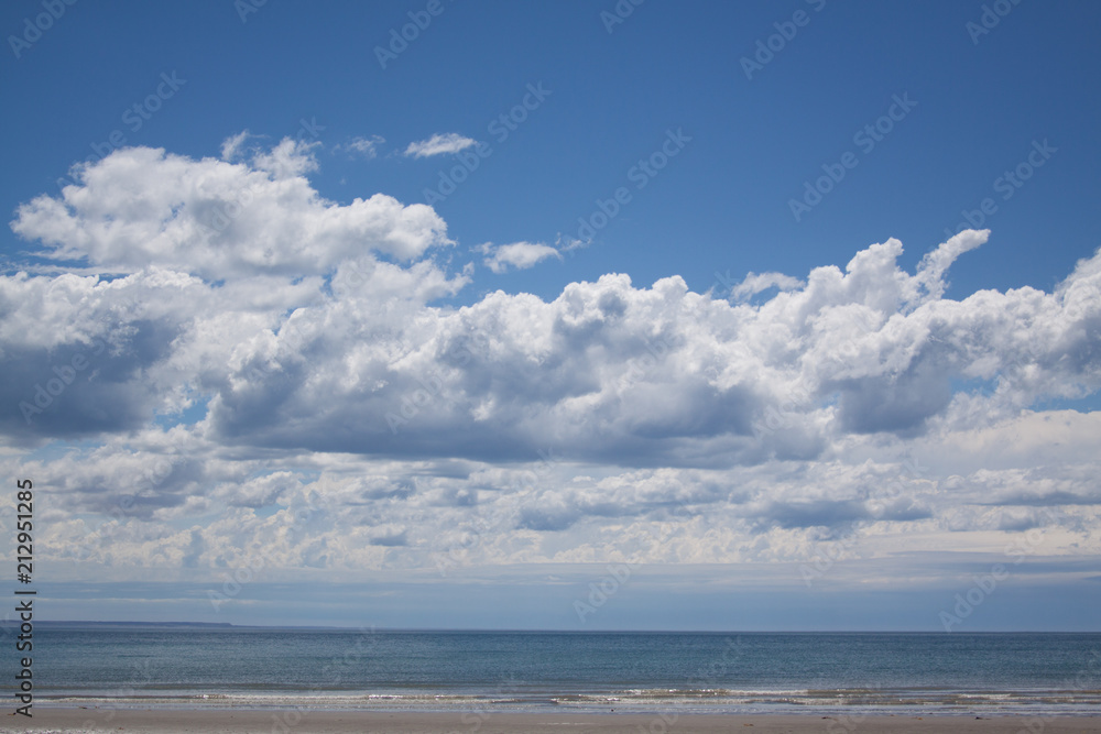 Clouds sky and sea