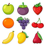 A Set of Organic Fruit