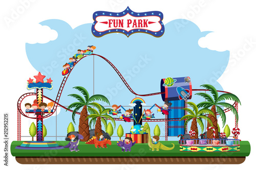 A map of fun park