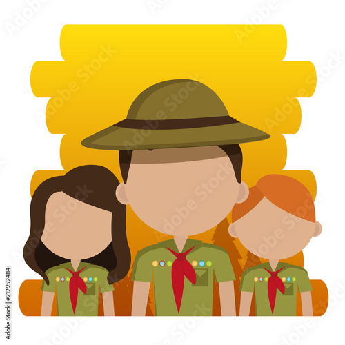 group of scouts characters