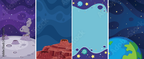 A Set of Space Template