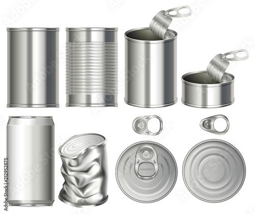 A Set of Can Container