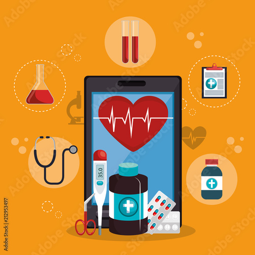 tele medicine online with smartphone