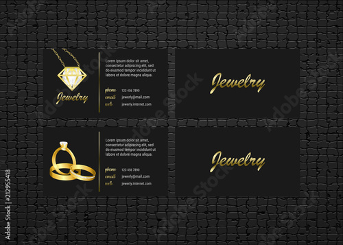 Business card concept. Bussines card template