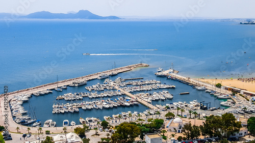 Port of Sidi Bou Said, Tunisia.
