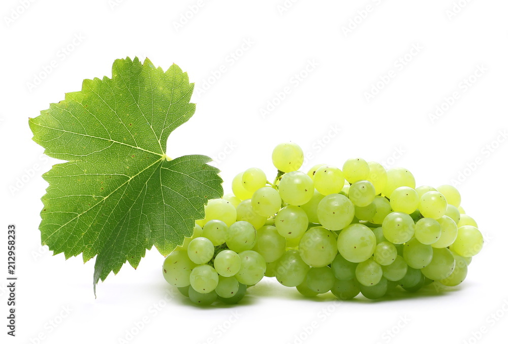 Fresh grapes isolated on white background Fresh grapes isolated on white background
