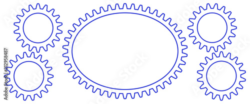 Gear border set