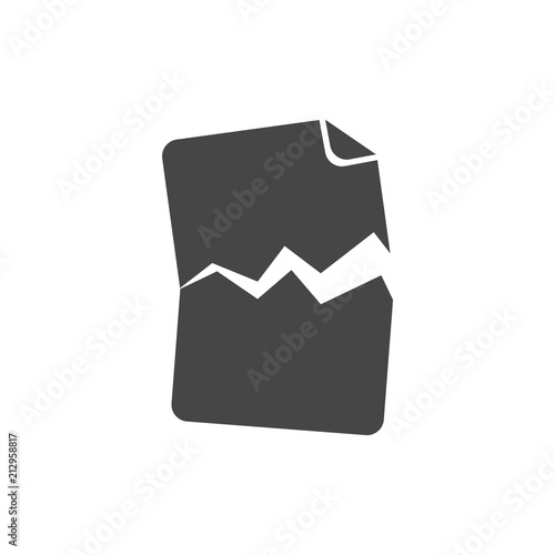Torn document icon