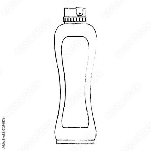 bottle house product icon vector illustration design