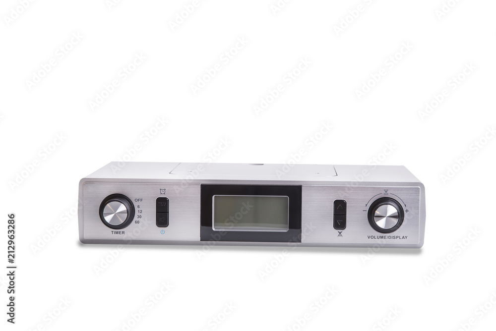 Kitchen radio to mount under cabinet on the white Kitchen radio to mount under cabinet on the white