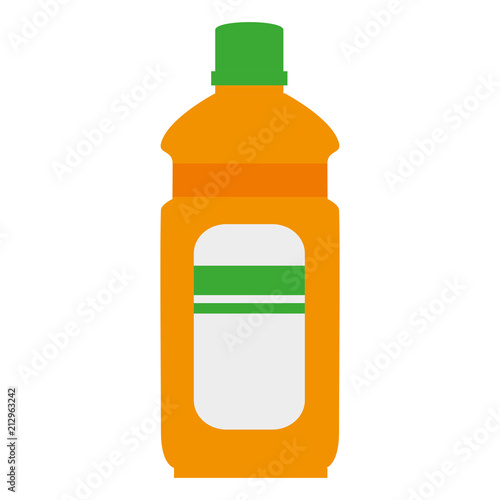 bottle house product icon vector illustration design