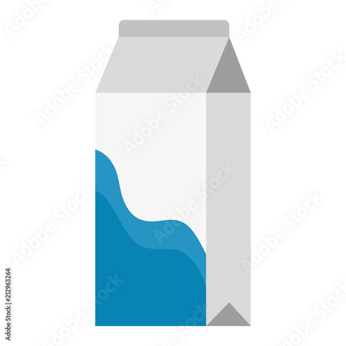 milk box carton packing vector illustration design