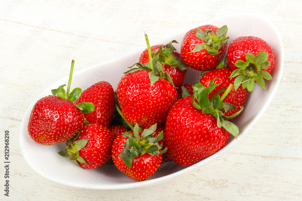 Strawberry in the bowl Strawberry in the bowl