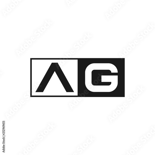 Free Download Initial Letter AG Logo Template Design - GFXLoad