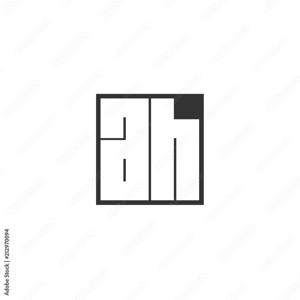 Initial Letter AH Logo Template Design Initial Letter AH Logo Template Design