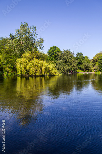 Lake in St Stephen Green Park