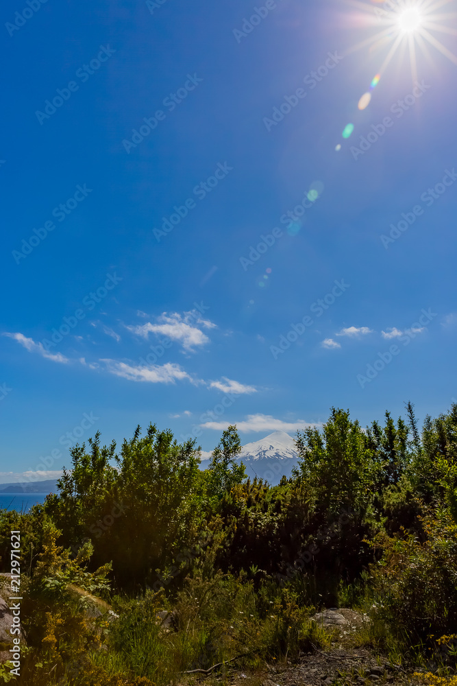 Obraz premium オソルノ山 