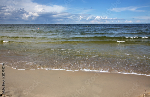 Baltic Sea near Katy Rybackie village. Poland