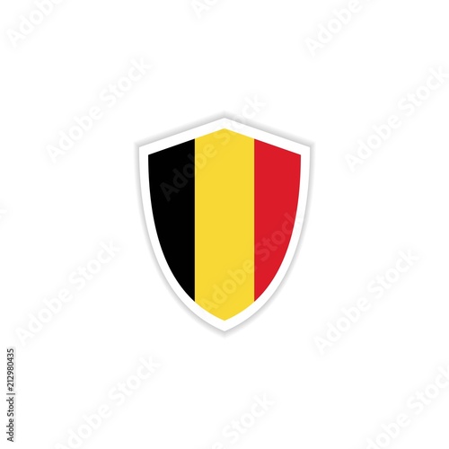Belgium Flag Emblem Vector Template Design Illustration Free Download Belgium Flag Emblem Vector Template Design Illustration - GFXLoad