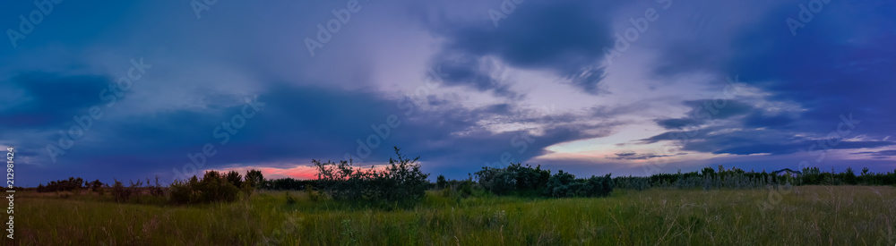 Evening clouds Evening clouds