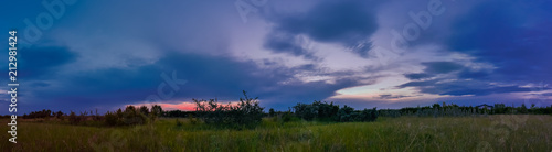 Evening clouds