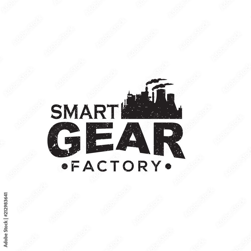 Industry Factory Logo vector element. Industry logo template