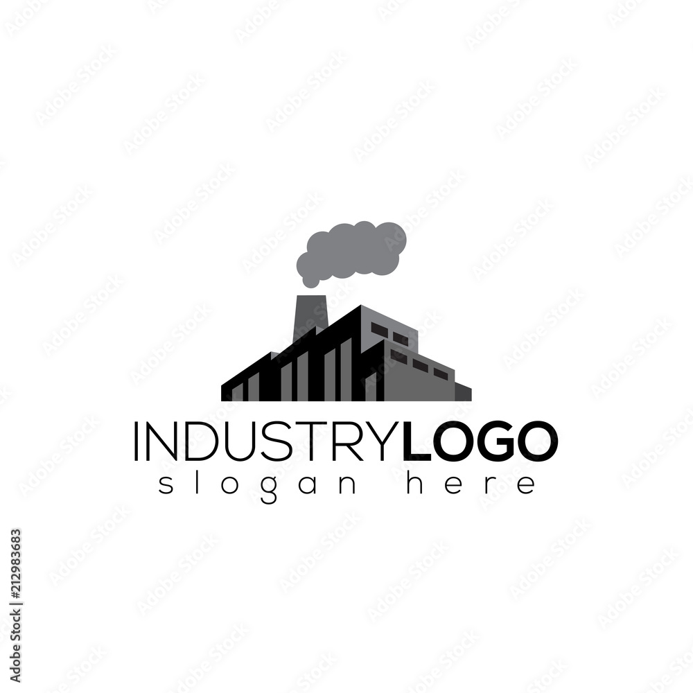 Build Industry Factory Logo vector element. Industry logo template