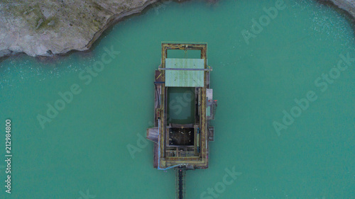 Kieswerk Luftaufnahme © PixelboxStockFootage