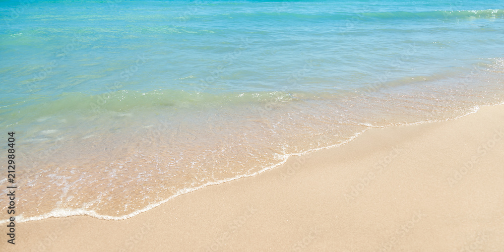 Sand and Water With Waves