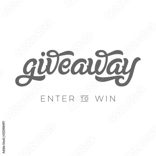 Gray letters GA on white isolated background. Vector lettering for banner, poster, card, ad, contest in social media. Brush calligraphy. Vector typography.