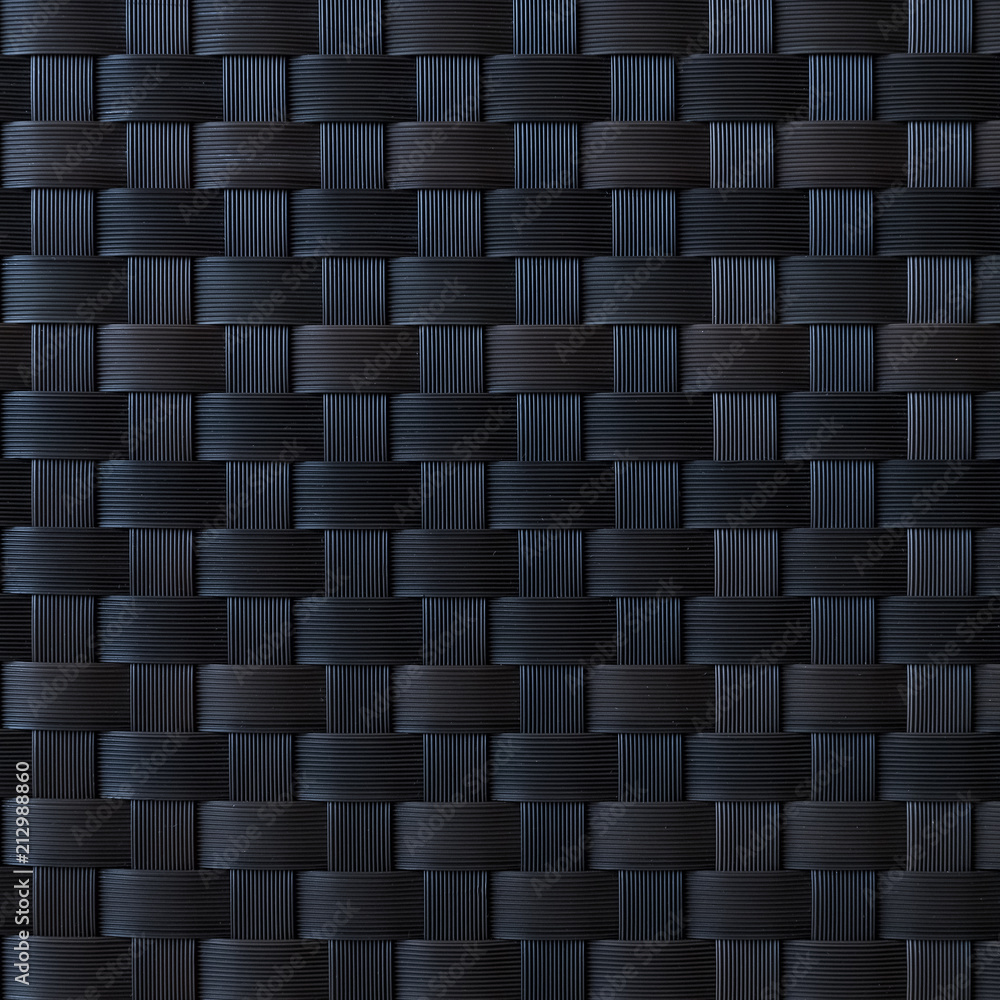 Black plastic pattern and texture background
