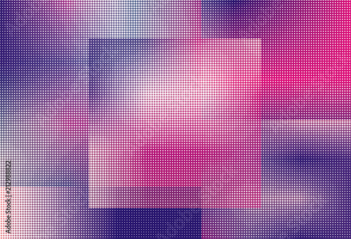 Abstract futuristic halftone panel. The background with dots, points of different shades of pink and violet color
